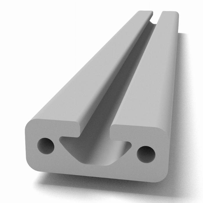 Aluminum profile 40x16S Type I groove 8 with a single groove 8mm wide and 12mm deep