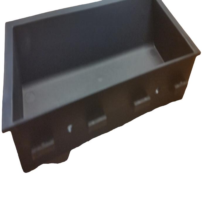 110x105x40 plastic collection tray, suitable for making small items available at the workstation