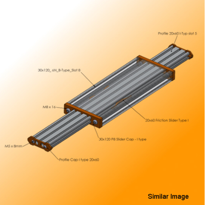 Fogyóeszközkészlet Superlight Slider 20x60 I-Type-hoz