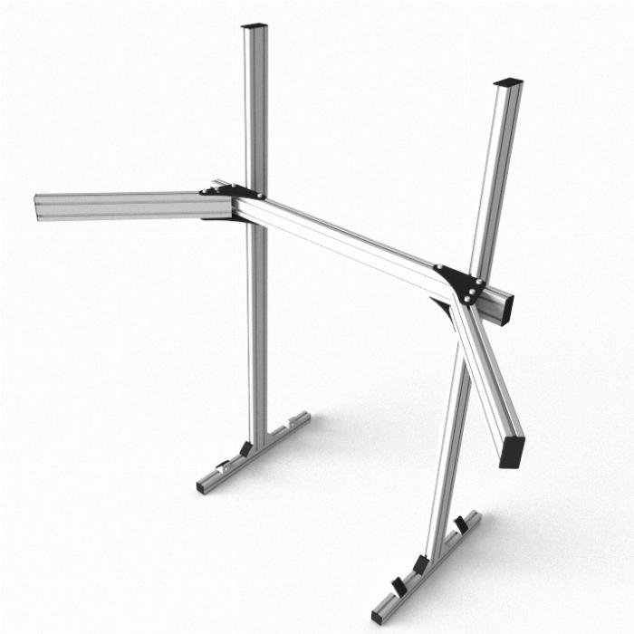 SimRacing monitor állvány konfigurátor
